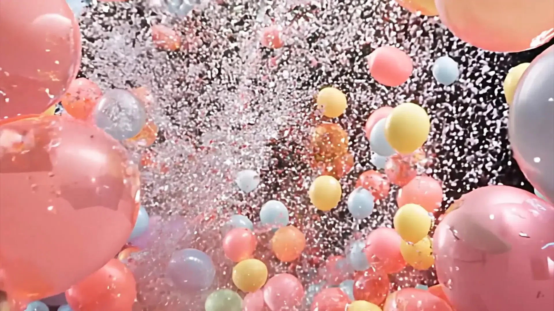 Colorful Party Balloons Transition for Birthday and Festive Intros